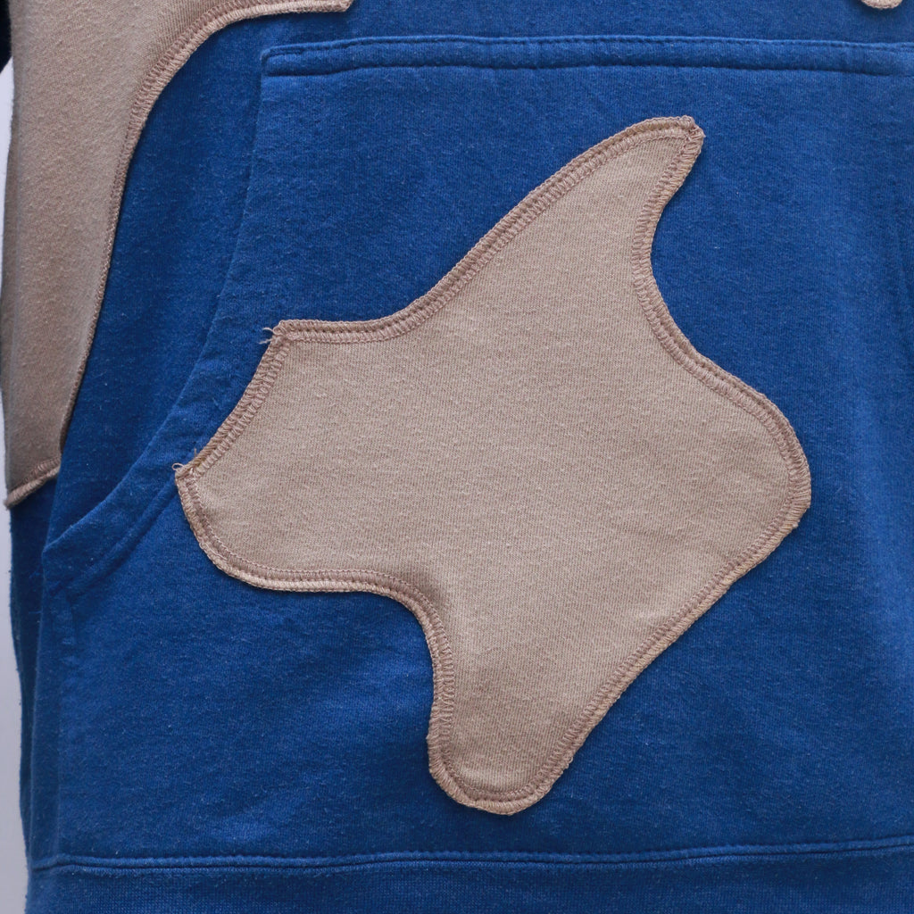 CR165 Reworked Branded Lounge Wear Patchwork Hoodies