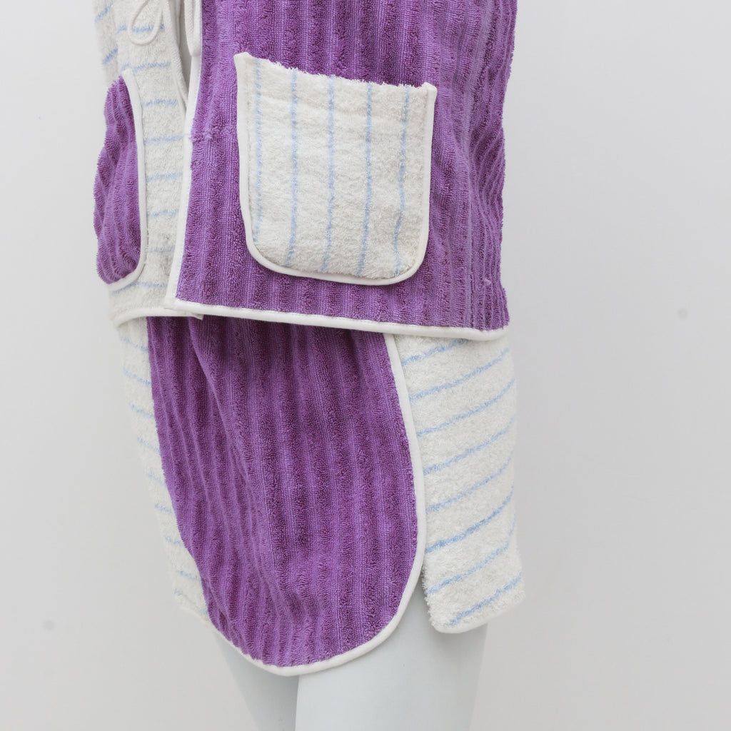 CR1015 Reworked Modern Beachwear Set Blouse & Skirt