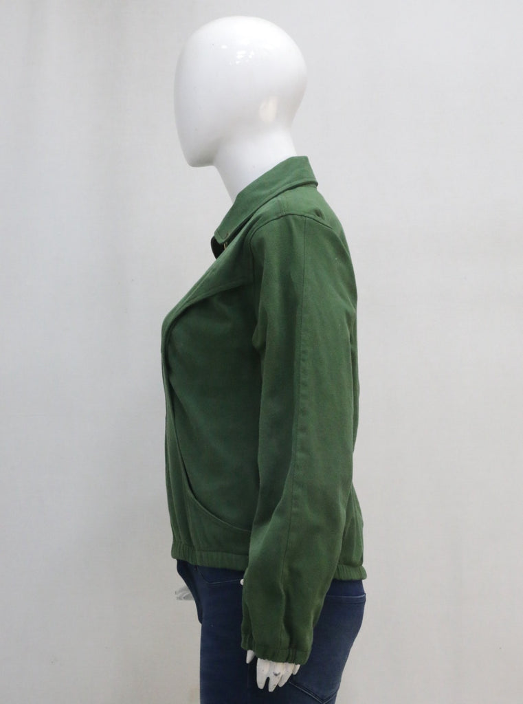 CR2221 UPCYCLED CARHARTT FITTED WORKWEAR ZIP JACKET