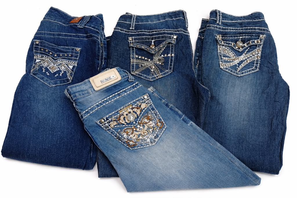 CR7213 Y2K Flare Jeans