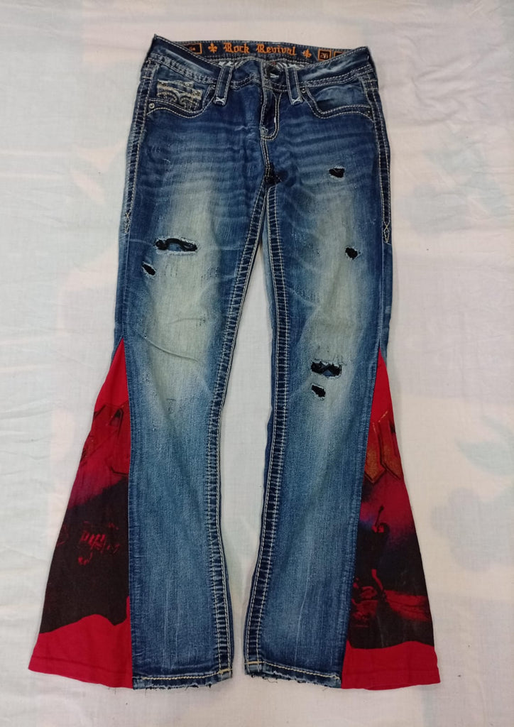 CR13182 Upcycled Mix Style Jeans
