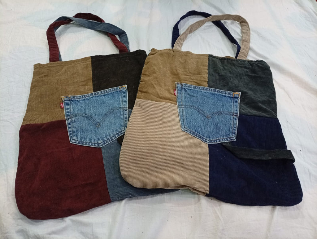 CR11691 Upcycled Levi’s Corduroy Bags