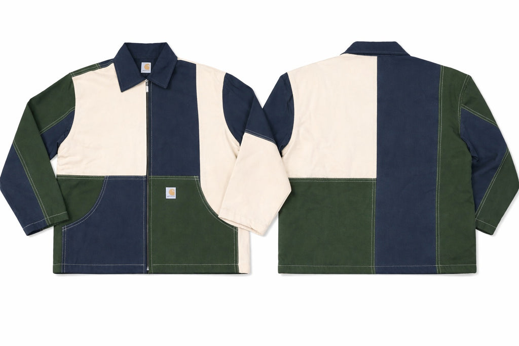 CR1469 Upcycled Block Panel Jacket