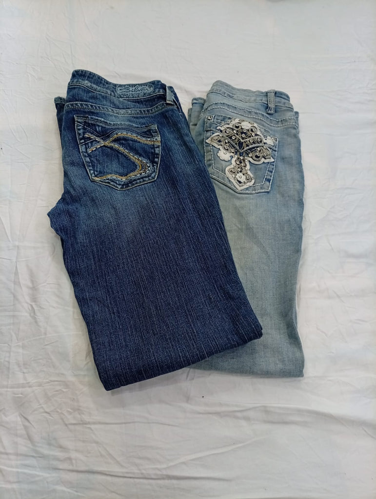 CR12511 Y2K Flare Jeans