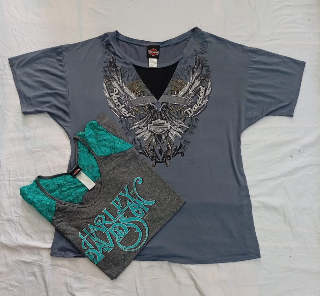 CR12539 Vintage Harley Baby Tees