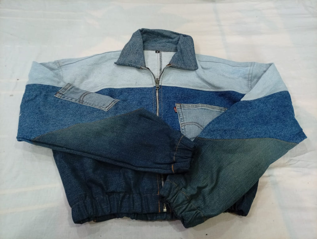 CR13165 Upcycled Levi's Crops Jackets