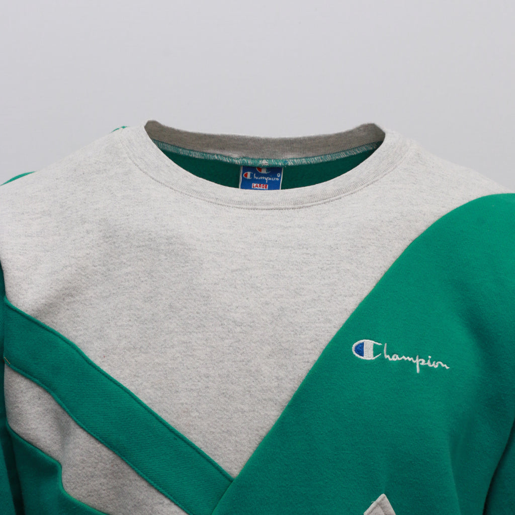 CR242 Branded Reworked Dynamic Contrast Panel Sweatshirt