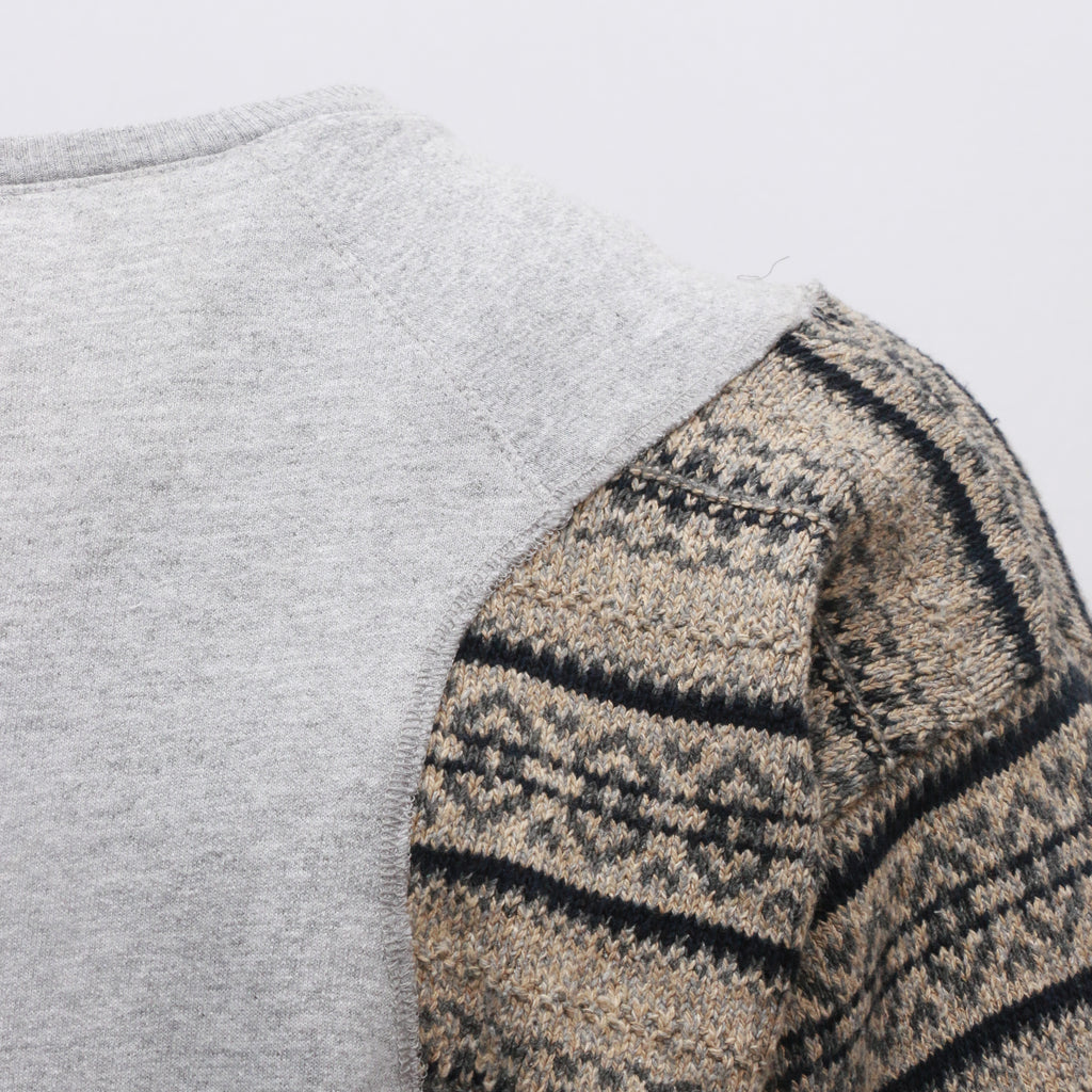 CR923 Reworked Branded Men's Center Contrast Sweatshirts
