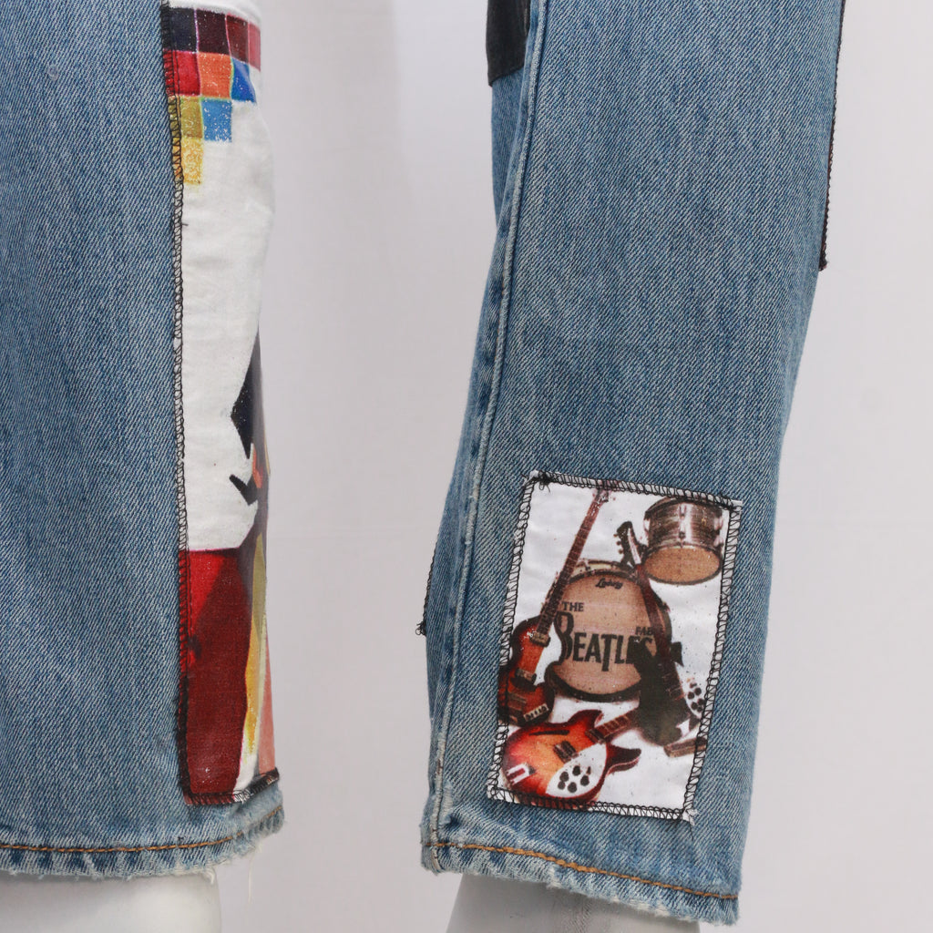 CR10 Levi's Music Patchwork Breathable Jeans