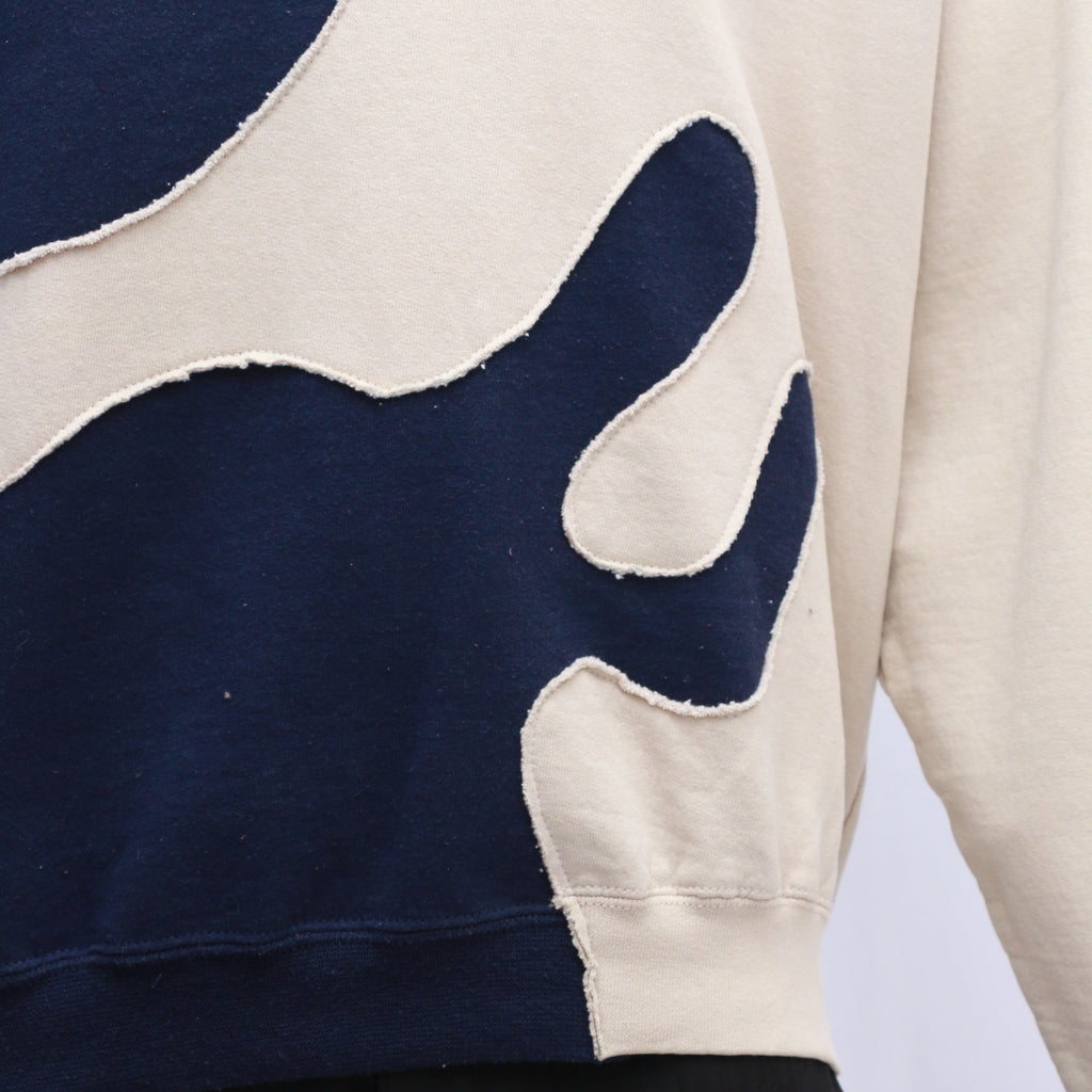 CR258 Reworked Branch Pattern Branded Sweatshirts