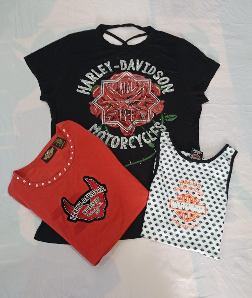 CR12317 Vintage Harley Baby Tees