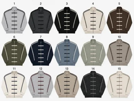CR2216 UPCYCLED TOGGLE ZIP TRACK JACKET