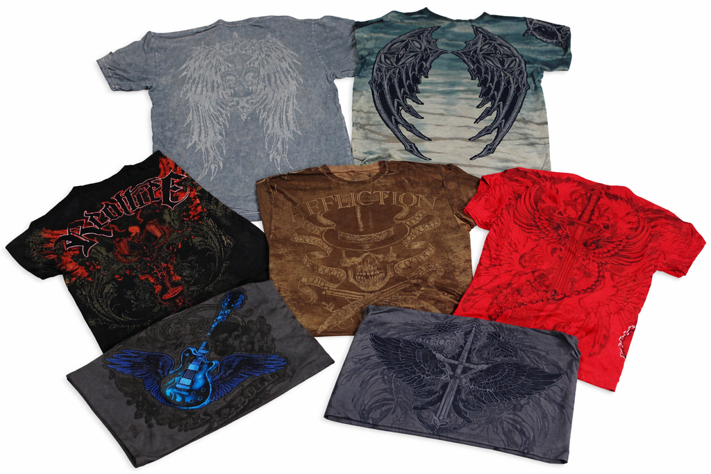 CR7333 Vintage Skull T-Shirts