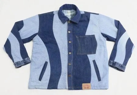 CR2184 Upcycled Wave Panel Jacket