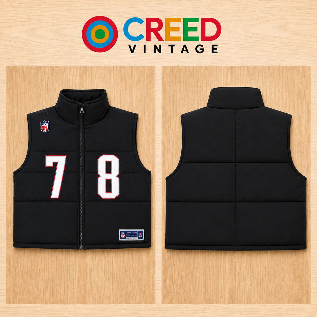 CR2200 UPCYCLED JERSEY PUFFER CROP VEST