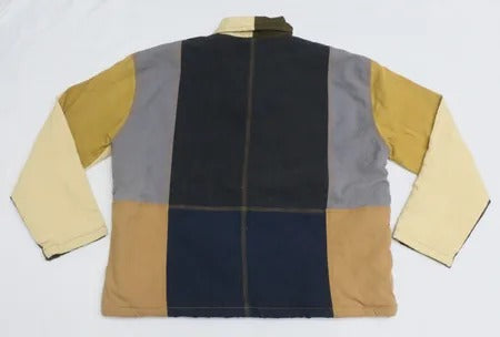 CR1169 Upcycled Heritage Patchwork Zip Jacket