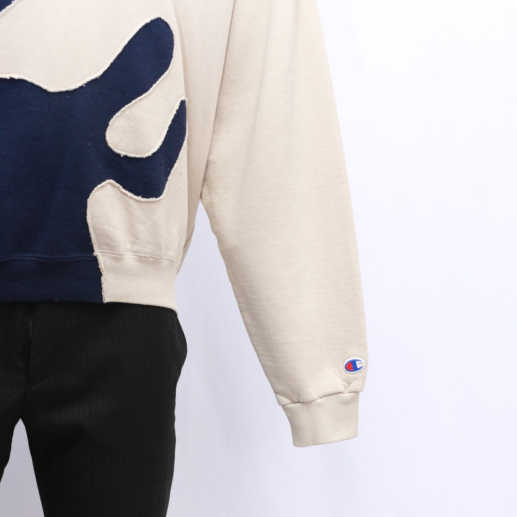 CR258 Reworked Branch Pattern Branded Sweatshirts