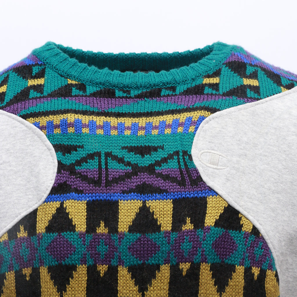 CR173 Reworked Men's Colorful Sweater Sweatshirt