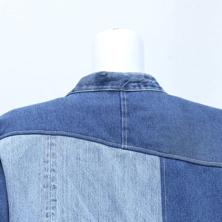 CR2166 Upcycled Carhartt Denim Patch Jackets