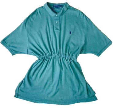CR712 REWORKED SUMMER POLO ELASTICATED SHIRT