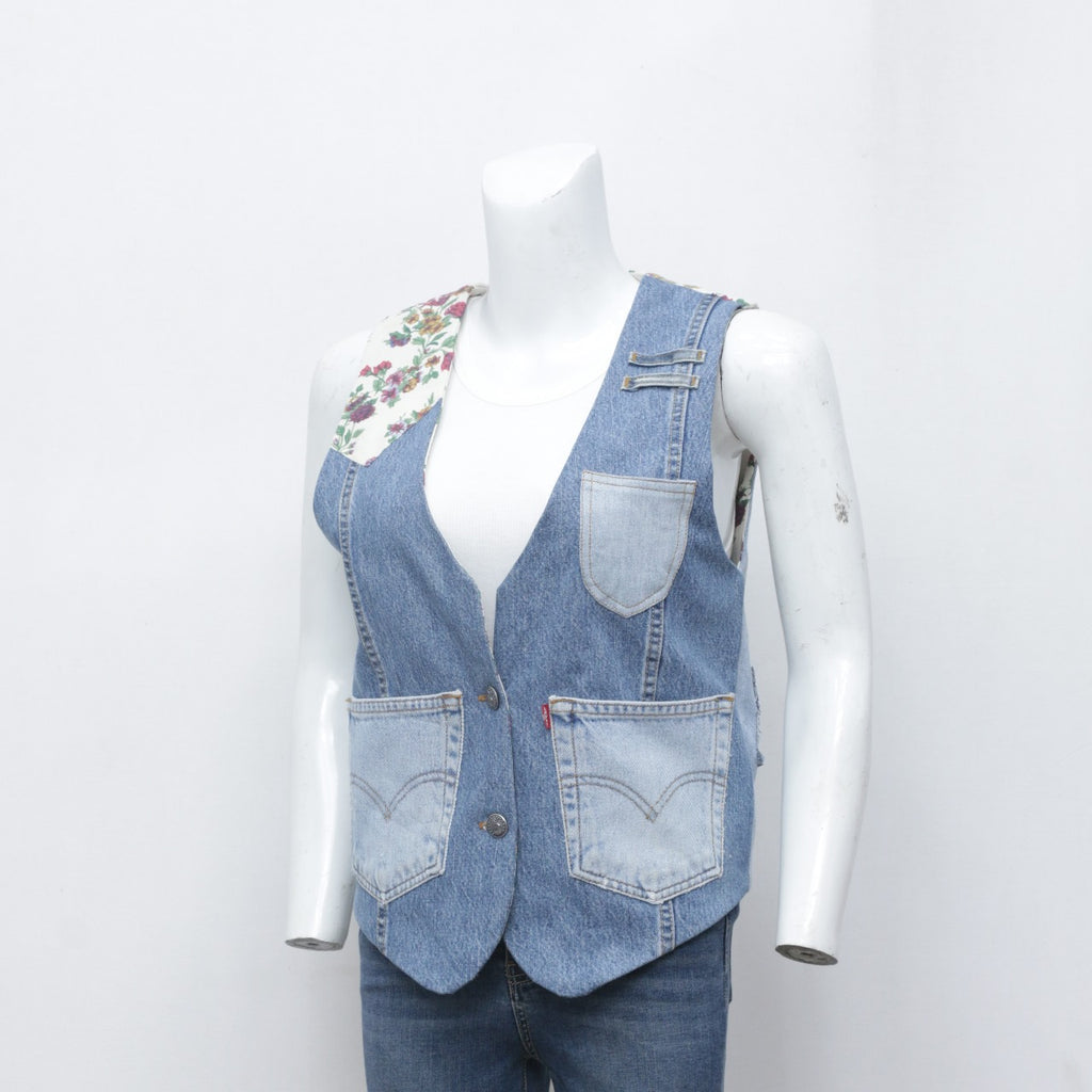 CR0094 Reworked Levi's Denim Vest