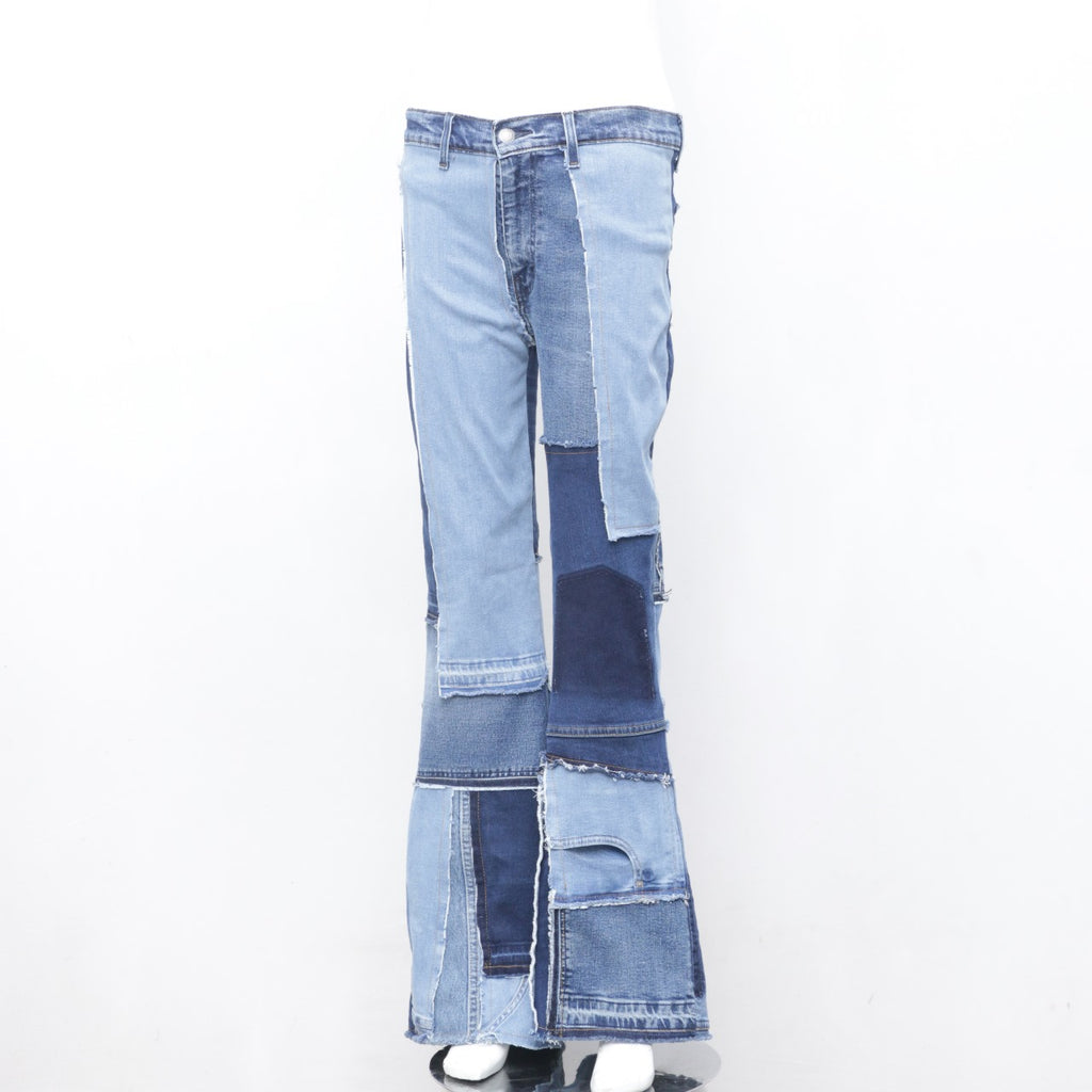 CR0091 Reworked Levi's Denim Patchwork Pant