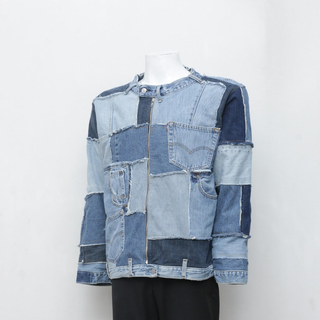 CR20116 Reworked Levi's Denim Patch Jacket