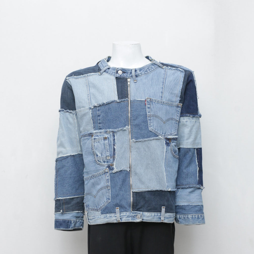 Reworked Levi's Denim Patch Jacket