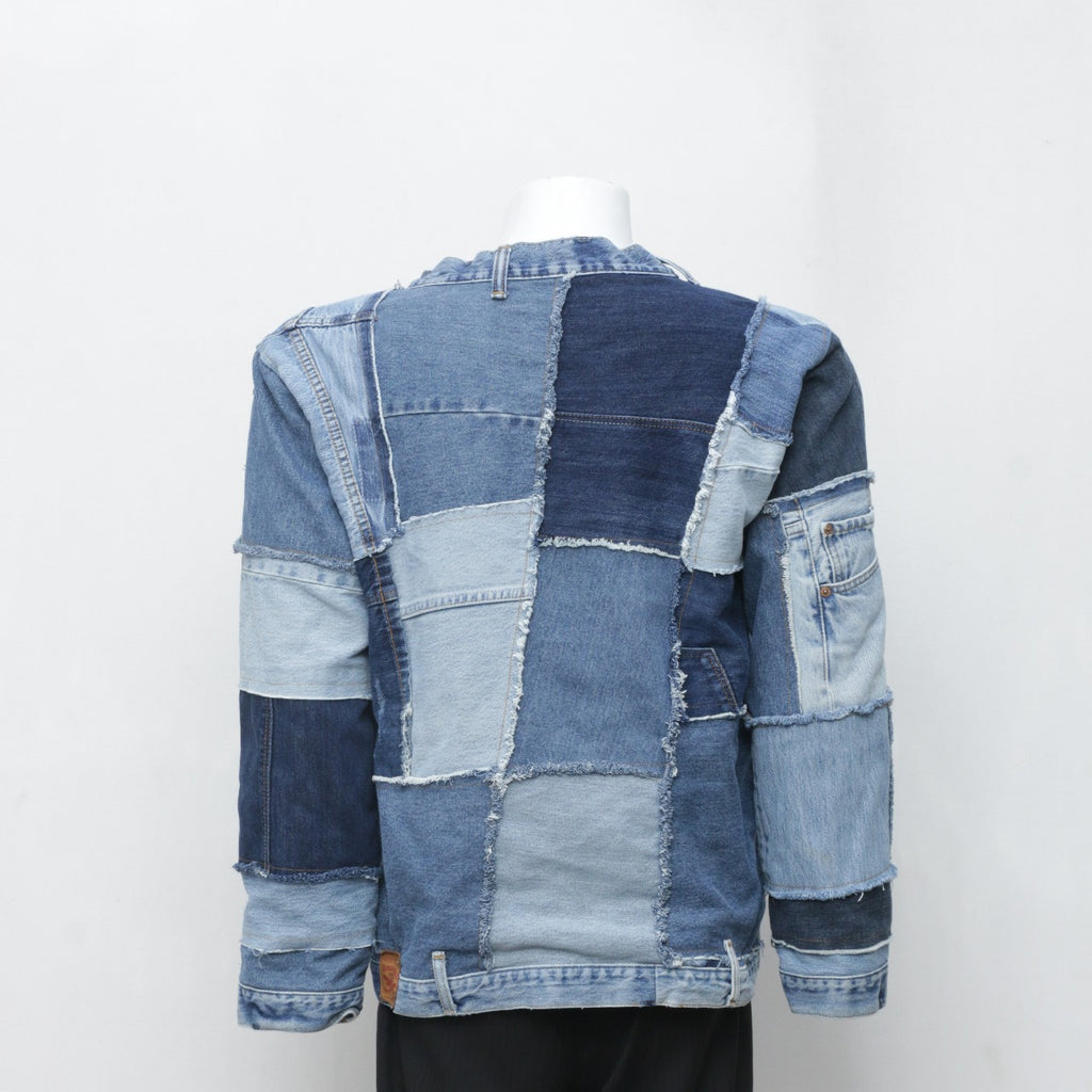 CR20116 Reworked Levi's Denim Patch Jacket