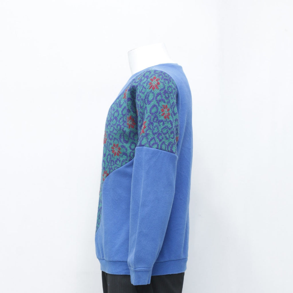 CR0133 Reworked Mix Branded Patchwork Sweatshirt