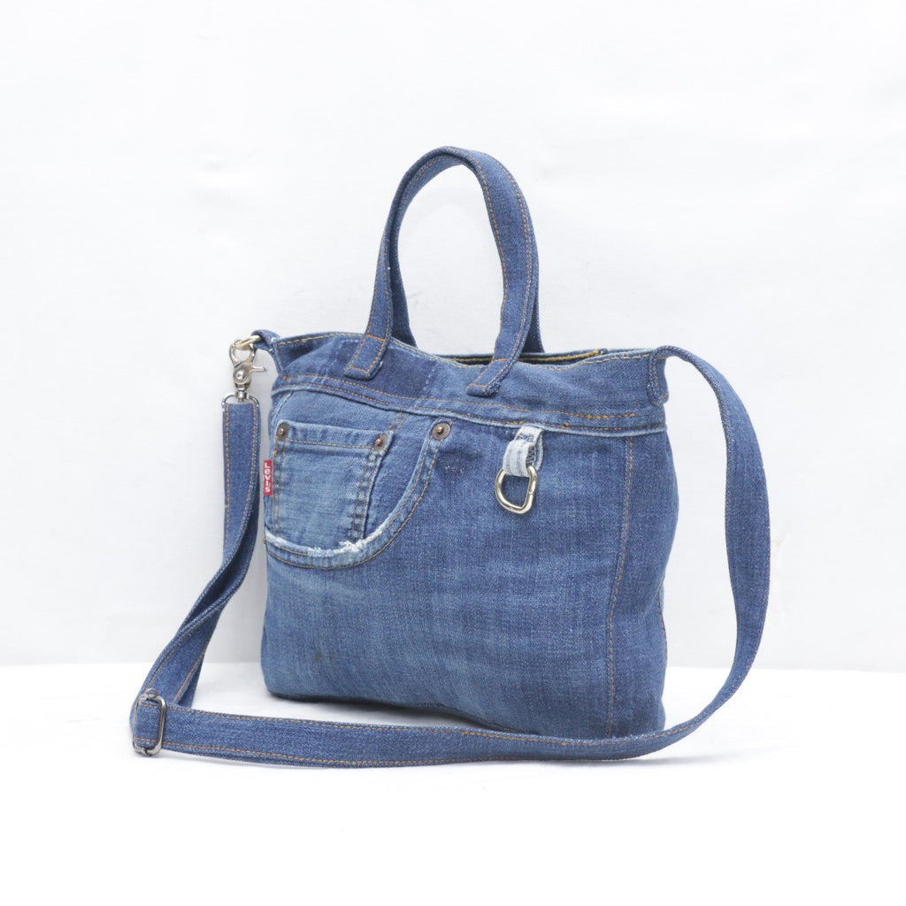 CR0137 Reworked Denim Levi's Bag