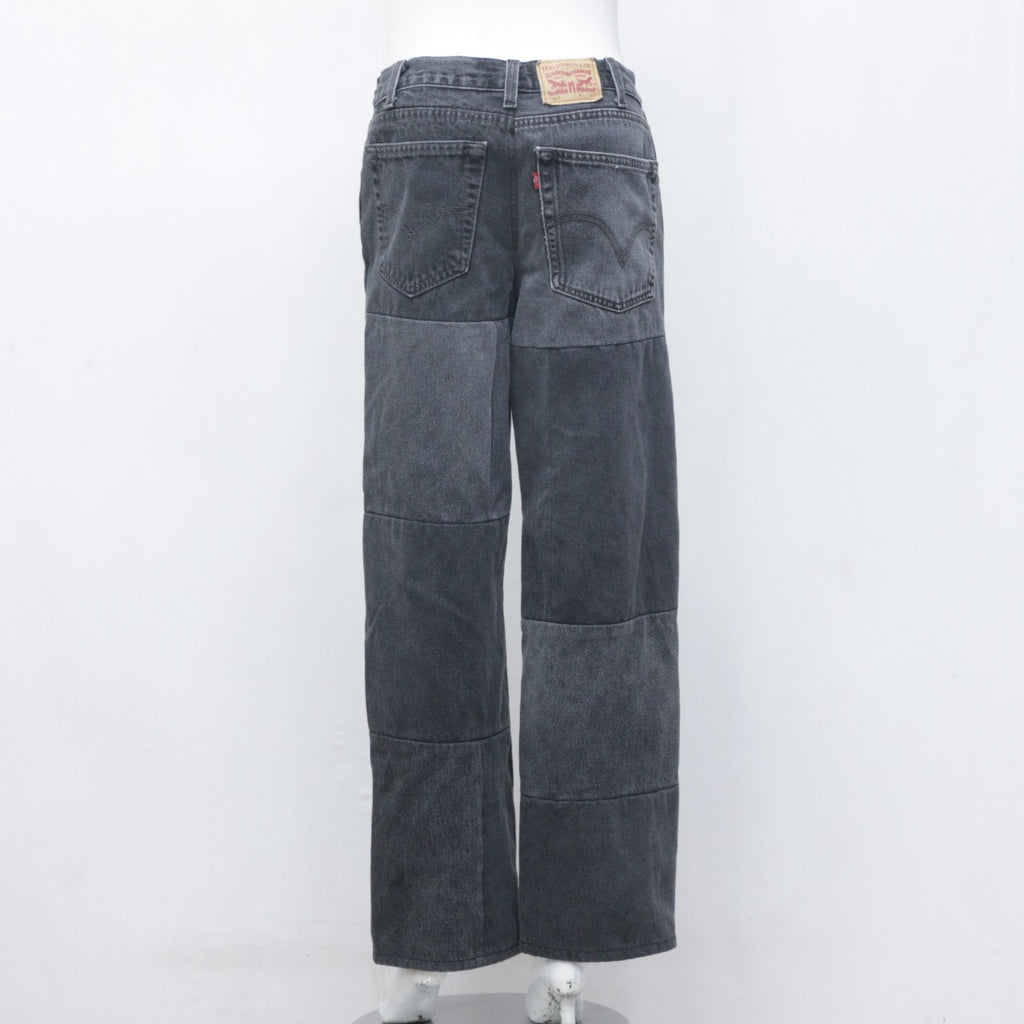 CR0146 Reworked Levi's Denim Patchwork Pant