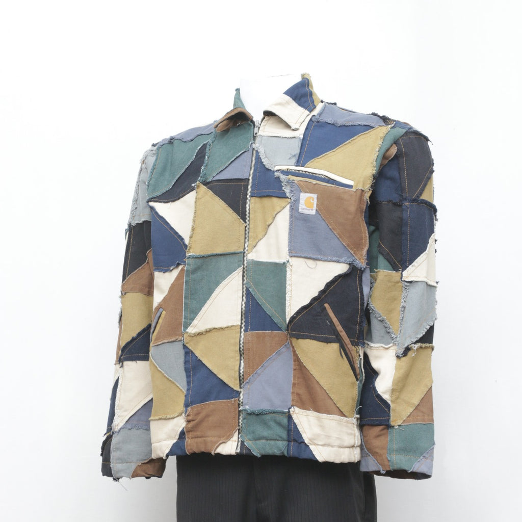 CR0154 Reworked Carhartt Patchwork Jacket