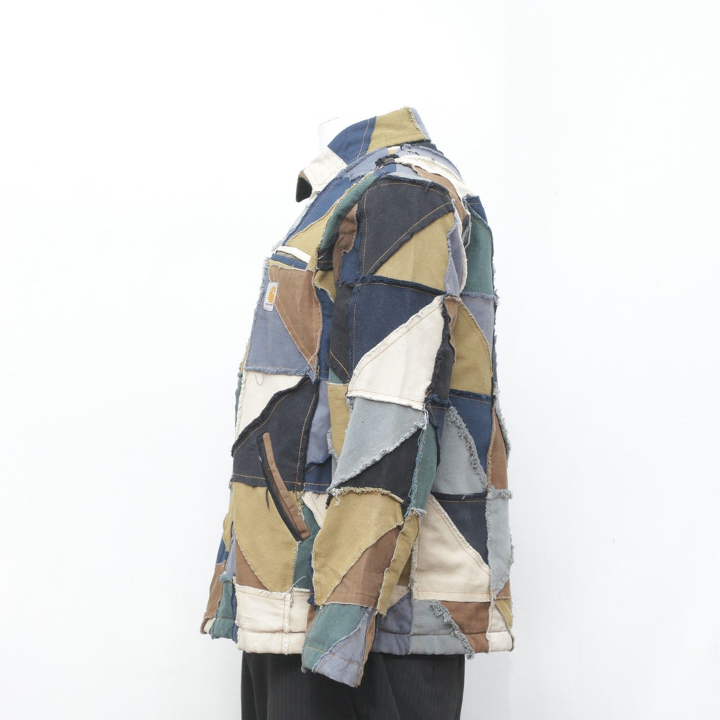 CR0154 Reworked Carhartt Patchwork Jacket