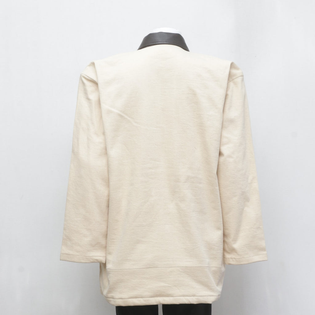 CR0167 Reworked Carhartt 4 Pockets Workwear Jacket with Leather Collar