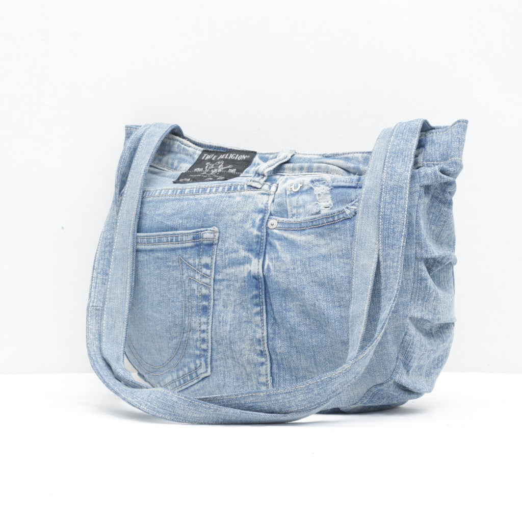 CR0177 Reworked True Religion Denim Bags