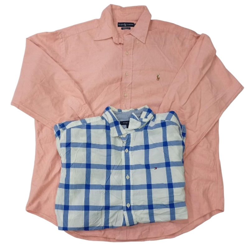 CR8585 VINTAGE MIX BRANDED MEN SHIRTS