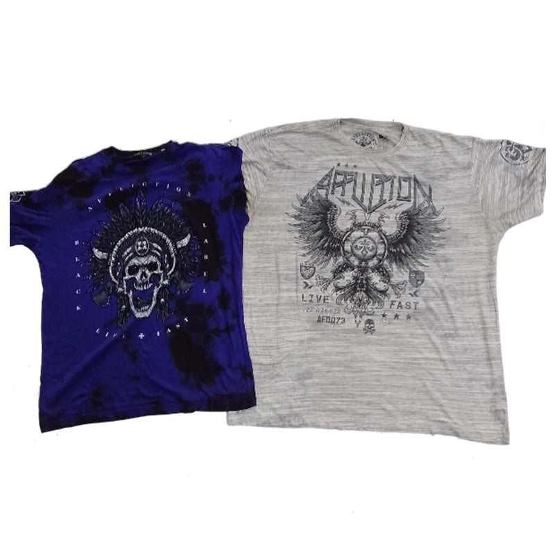 CR8380 VINTAGE SKULL T-SHIRTS