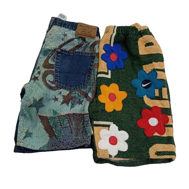 CR8450 UPCYCLED MIX STYLE SHORTS