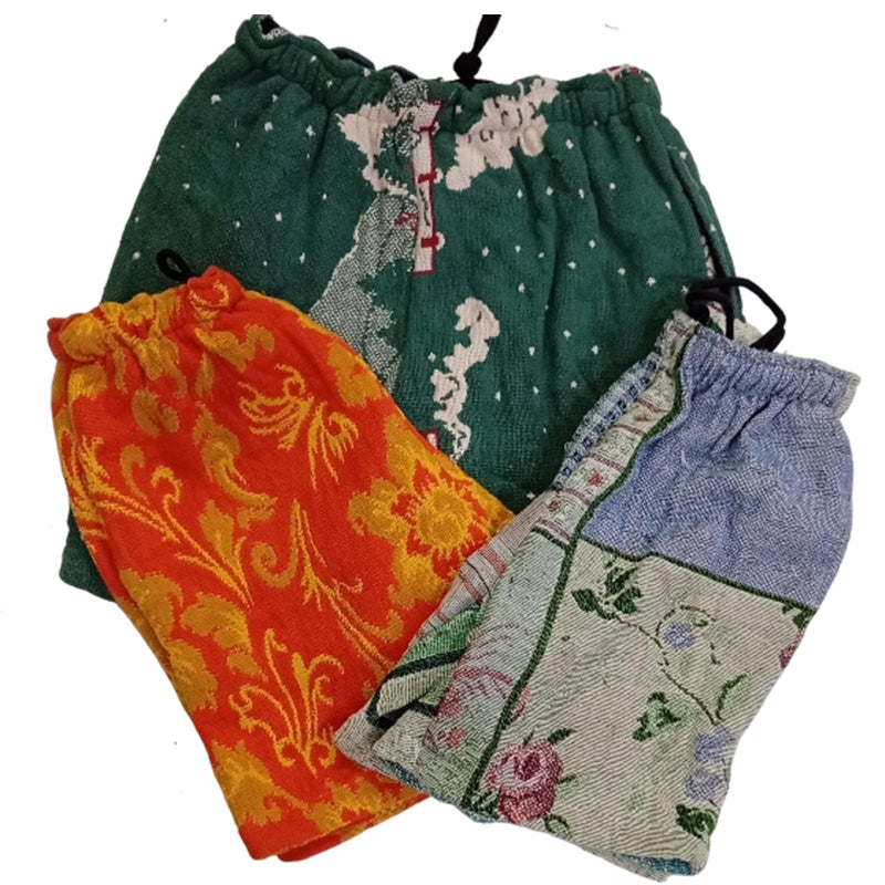 CR8449 UPCYCLED DARI SHORTS