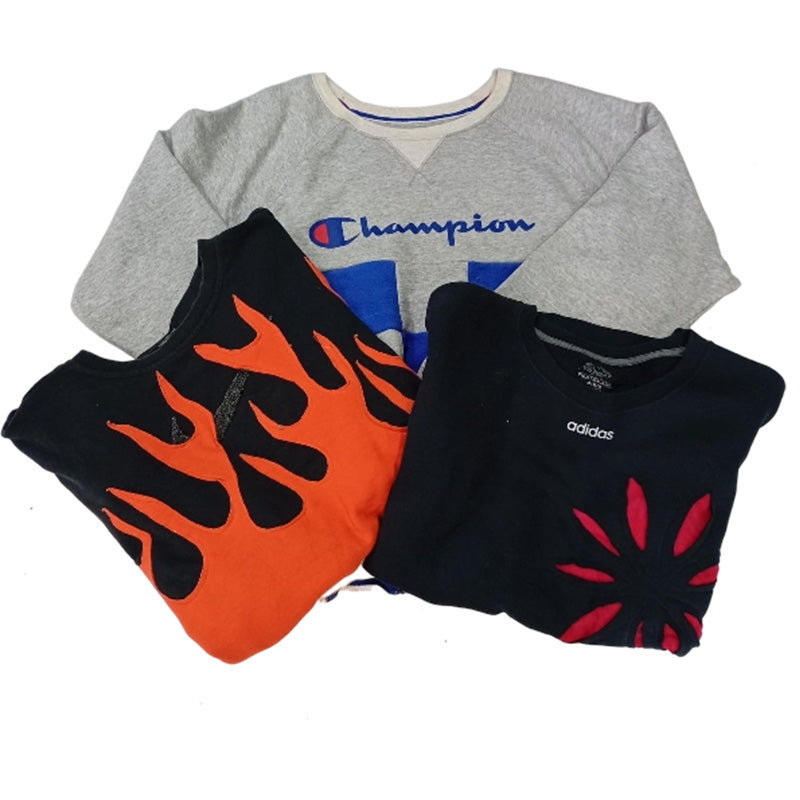 CR8301 Upcycled Mixed Branded Sweatshirts