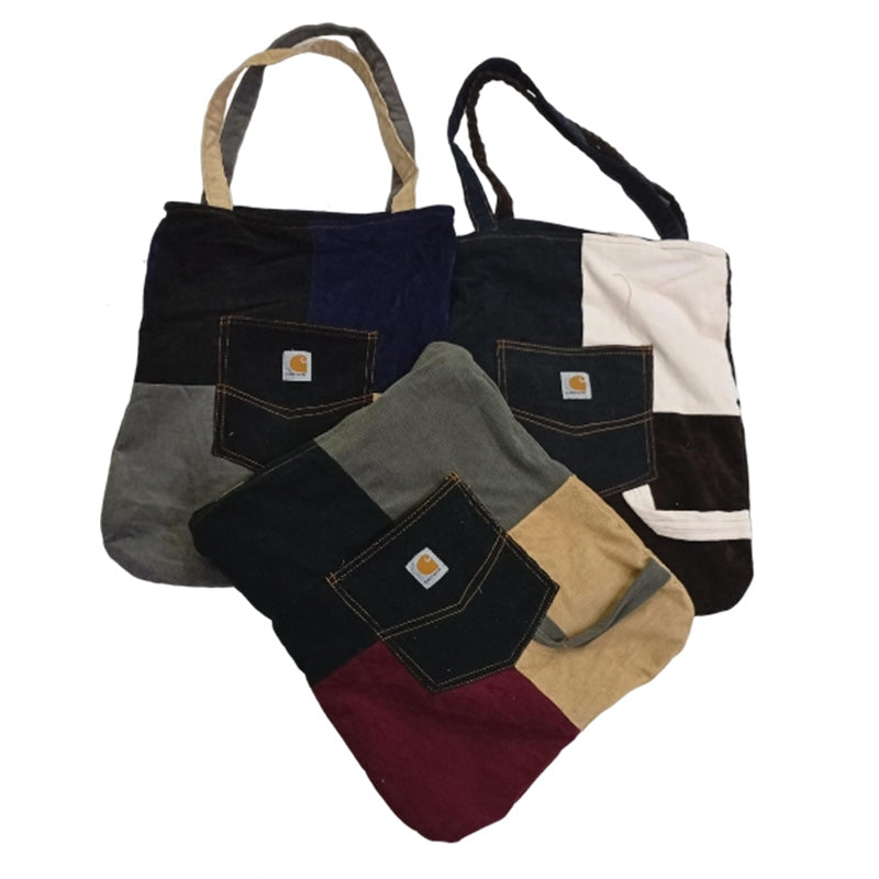 CR8513 UPCYCLED CORDUROY BAGS
