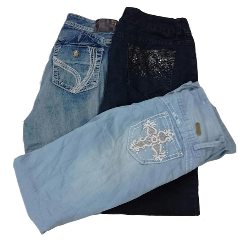 CR8342 Y2K Flare Jeans