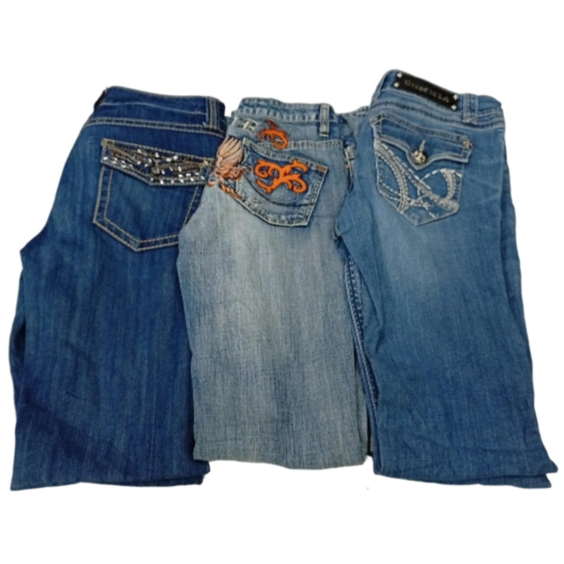 CR7936 Y2K Flare Jeans And Straight