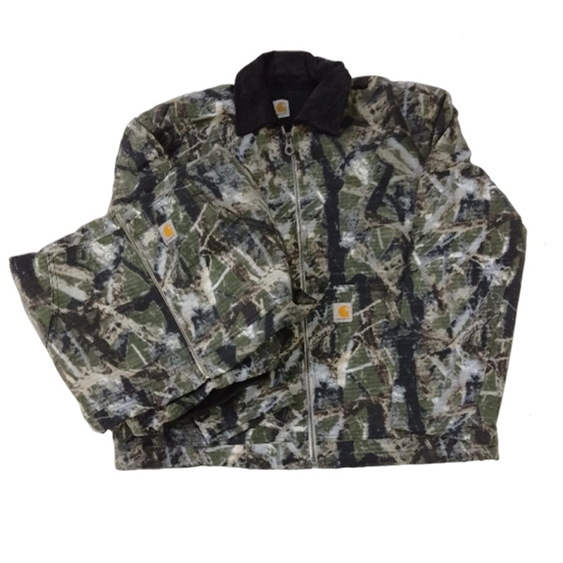 CR8510 UPCYCLED CARHARTT CAMO JACKETS