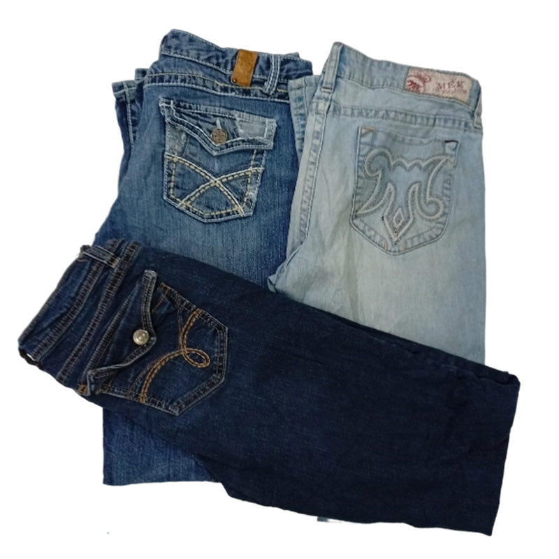 CR8392 Y2K FLARE JEANS