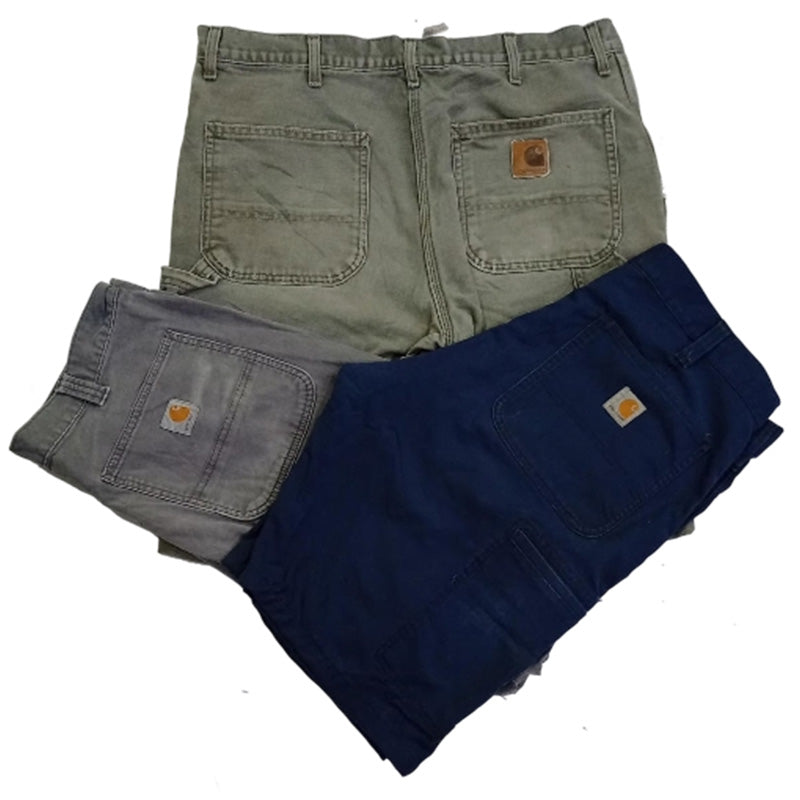 CR8527 UPCYCLED CARHARTT SHORTS