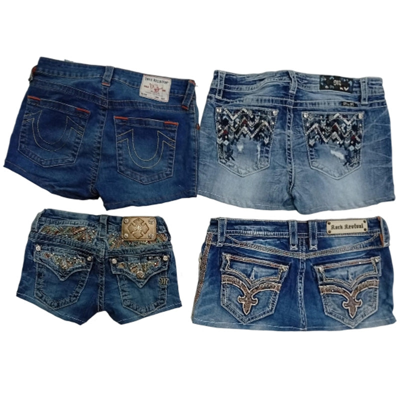CR8501 UPCYCLED MIX BRANDED SHORTS