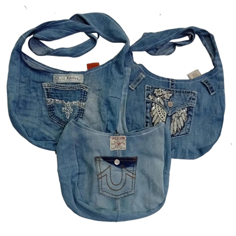 CR8516 UPCYCLED MIX BRANDED BAGS