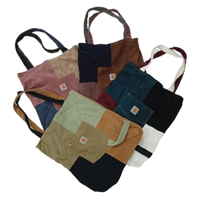 CR8426 UPCYCLED CORDUROY BAGS